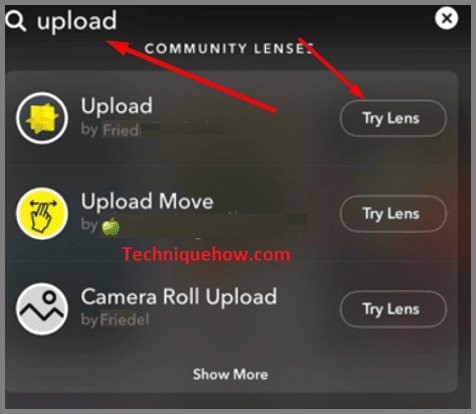 Snapchat Try Lens