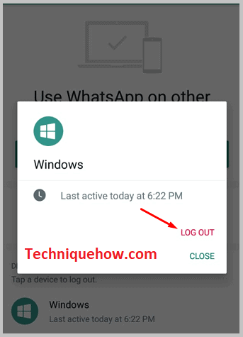 Whatsapp Logout