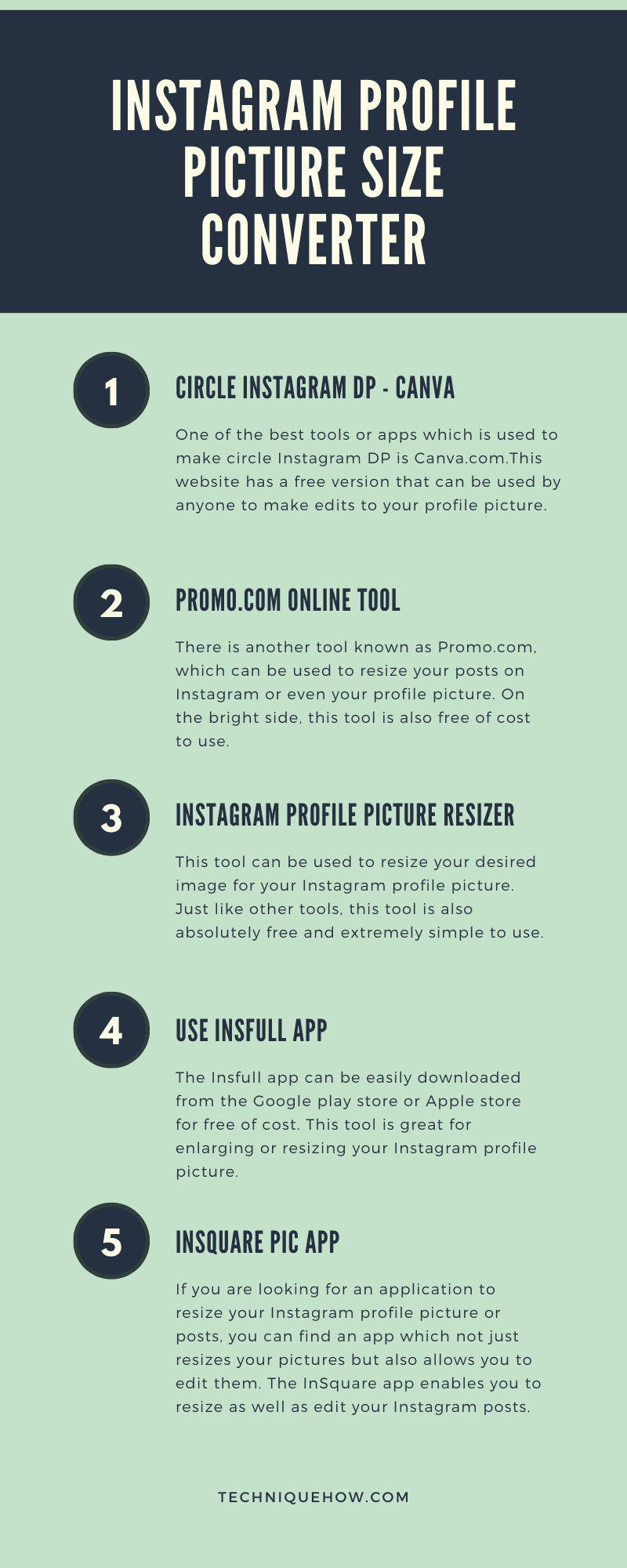 infographic_Instagram Profile Picture Size Converter