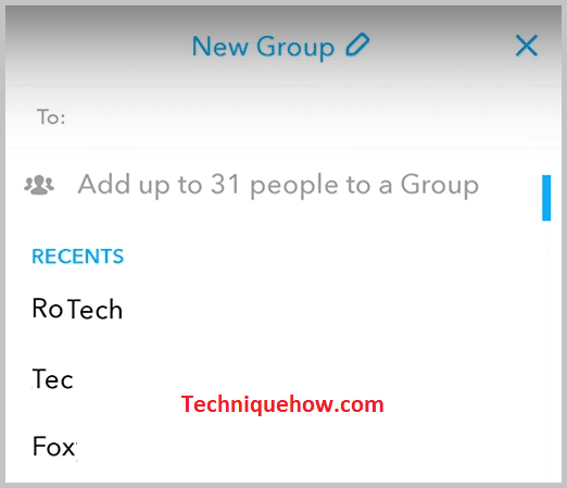 new group snapchat