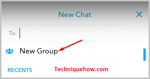 New group snapchat