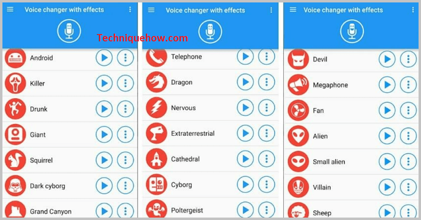 Voice changer with effects app