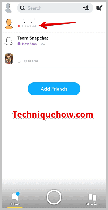 Delivered tag snap