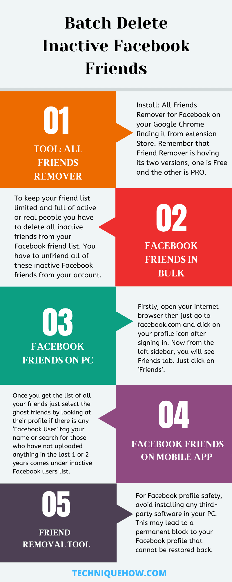 Infographic_Batch delete Inactive Facebook Friends