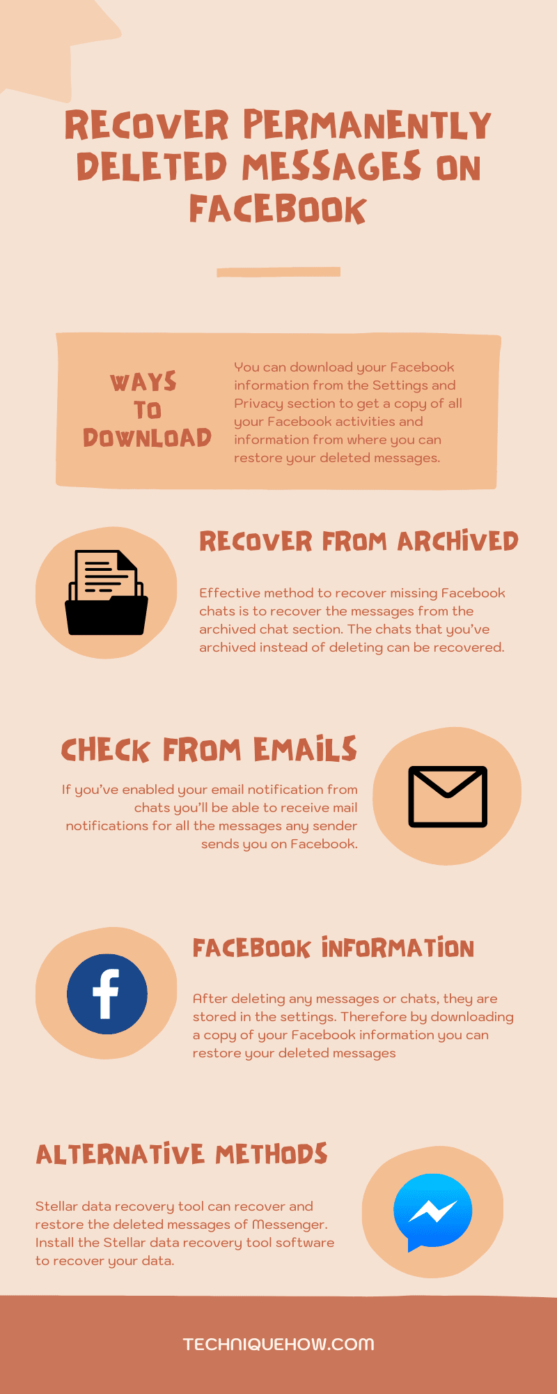 Infographic_Recover Permanently deleted messages on Facebook