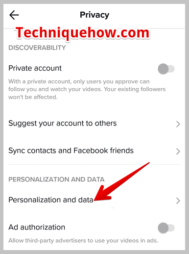 Privacy option