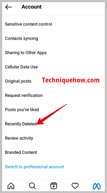 Recently Deleted