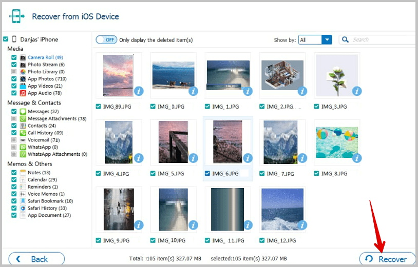 Recover From ios device