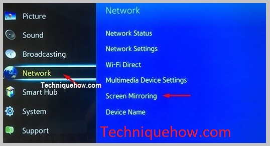 Screen-mirror-Samsung-TV