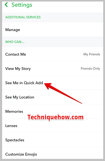 See Me in Quick Add