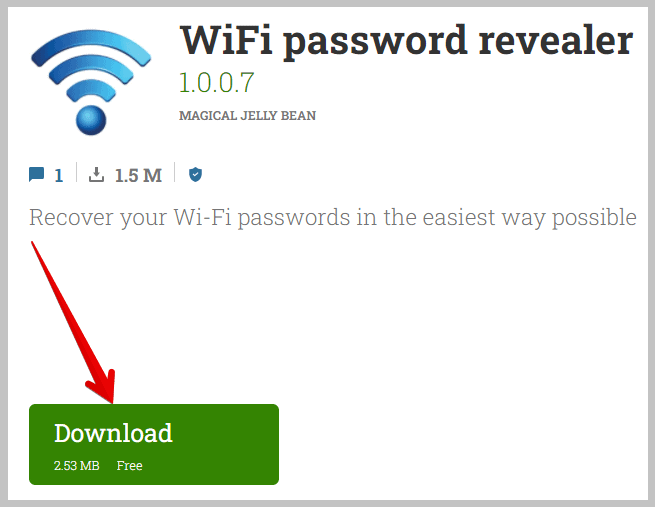 WiFi password revealer