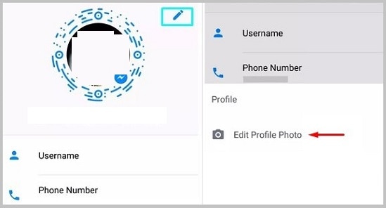Android Messenger Profilbild ändern
