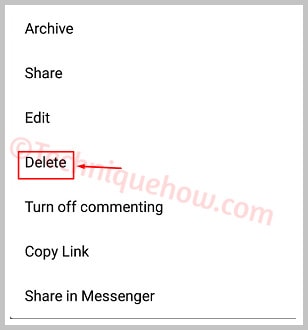 delete instagram photos 3