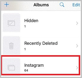 Instagram icloud Restore