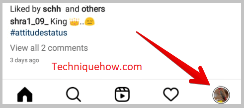 profile page