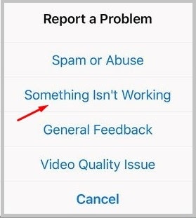 report a problem