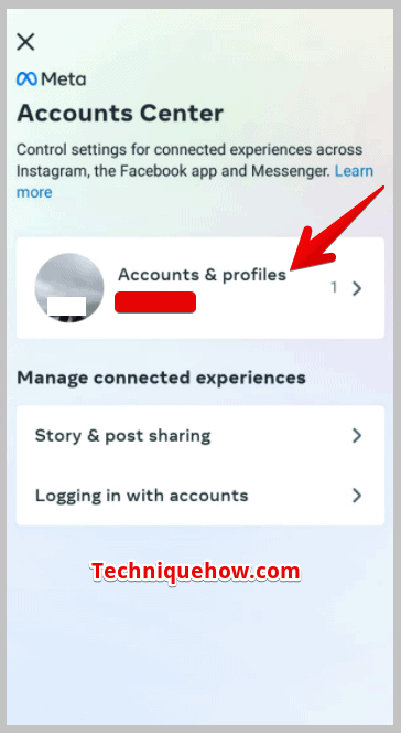 Accounts & profiles