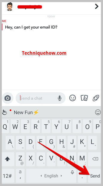 Ask on chat