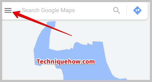 Click on the three horizontal lines