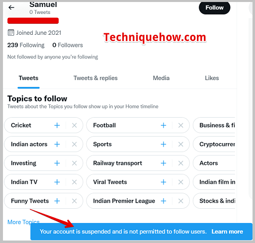 Connect to the user twitter