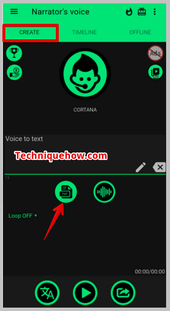Create page