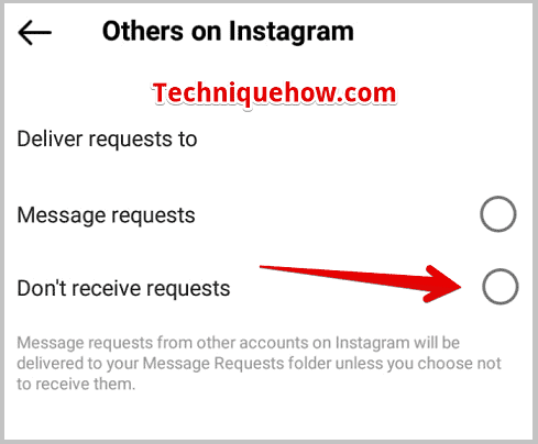 Dont-receive-requests