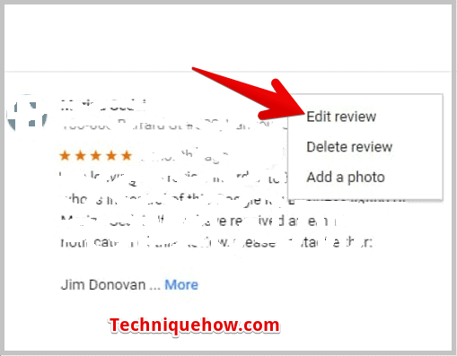 Edit your Reviews