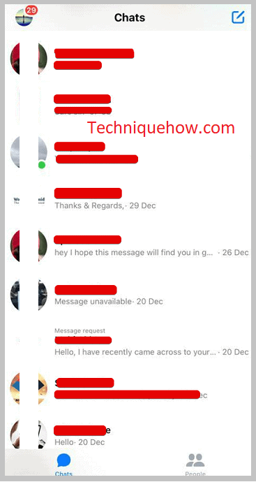 Find his chatbox