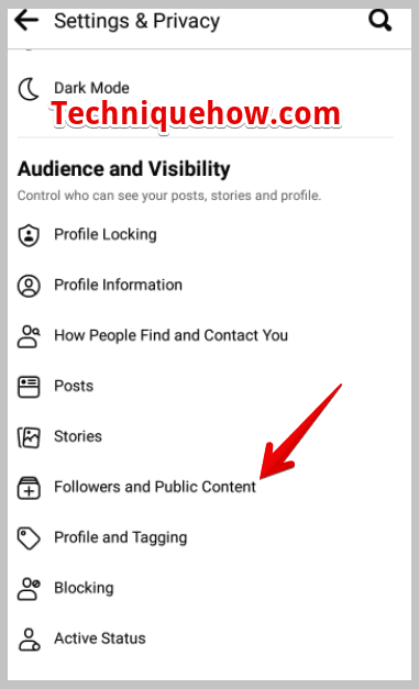Followers and Public Content
