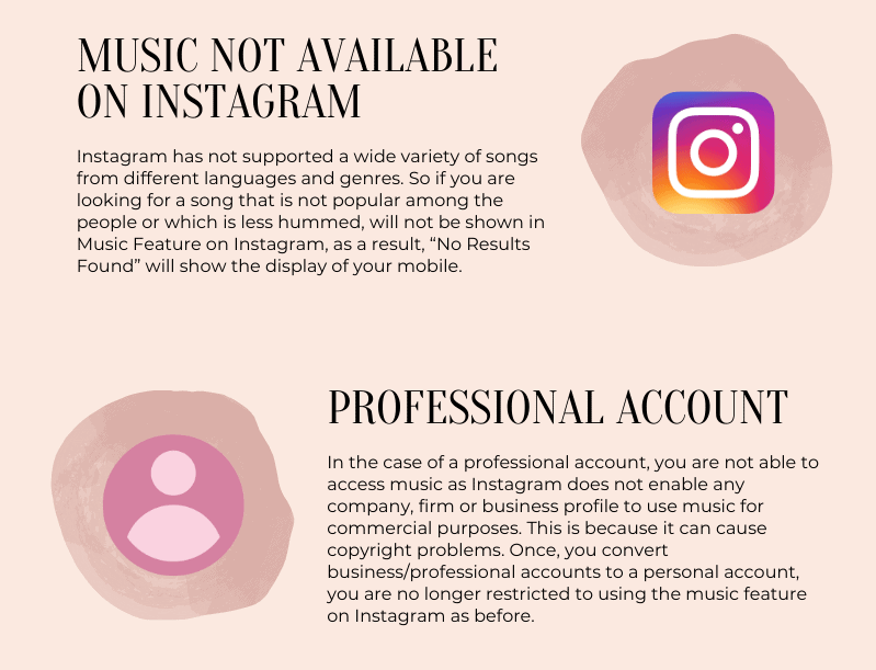 Info_Fix “No Results Found” on Instagram Music