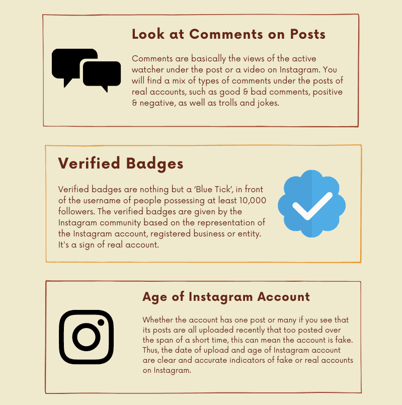 Info_How to tell if Instagram Account is real