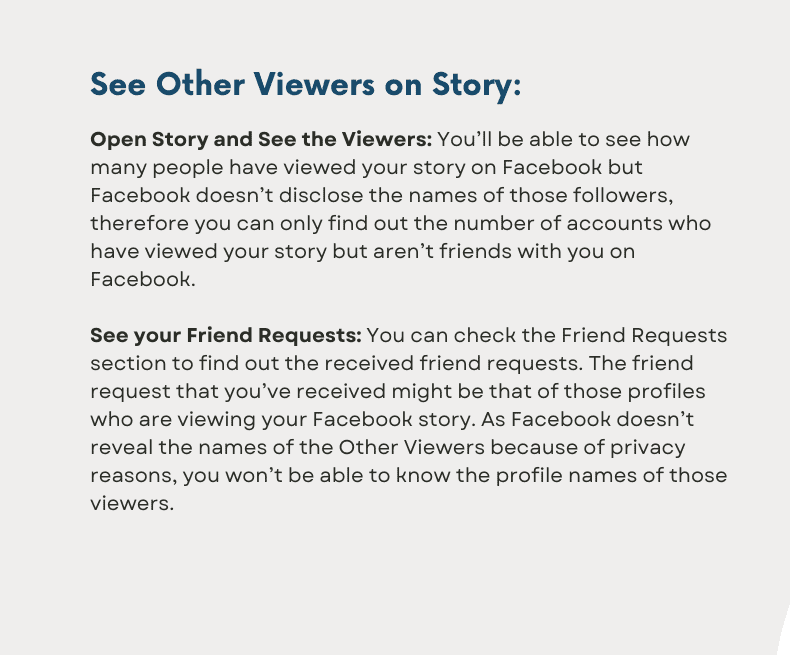 Infographic_see Other Viewers on Facebook Story