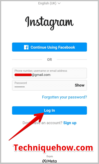 Instagram account login