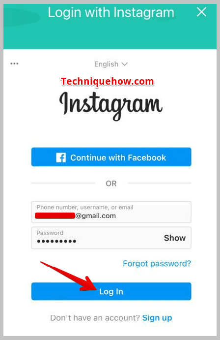 Instagram account