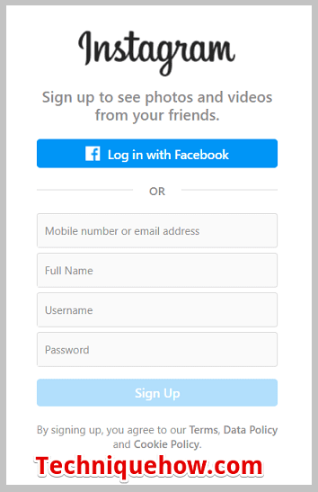 Log in Instagram Google Chrome