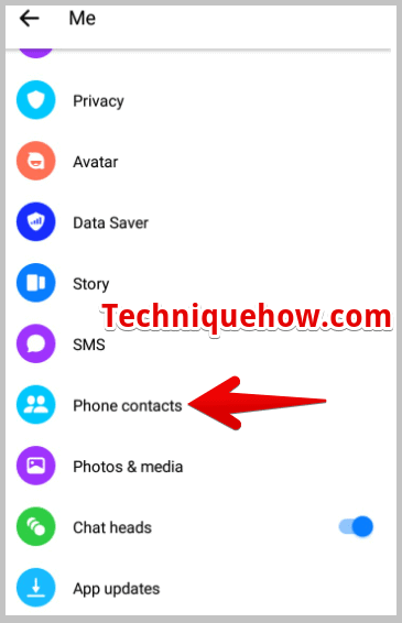 Phone contacts