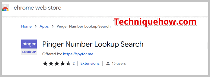 Pinger Number Lookup Search