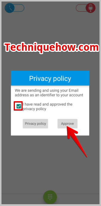 Privacy Policy and then click on Approve