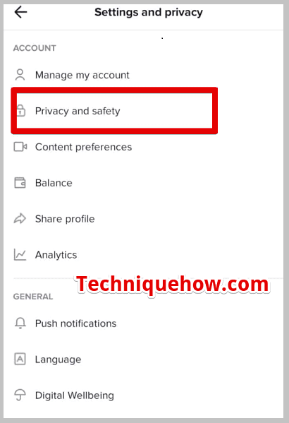 Privacy and safety
