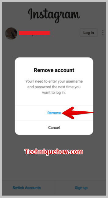 Remove and Cancel