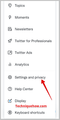 Settings and privacy