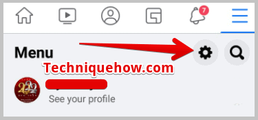 Settings facebook