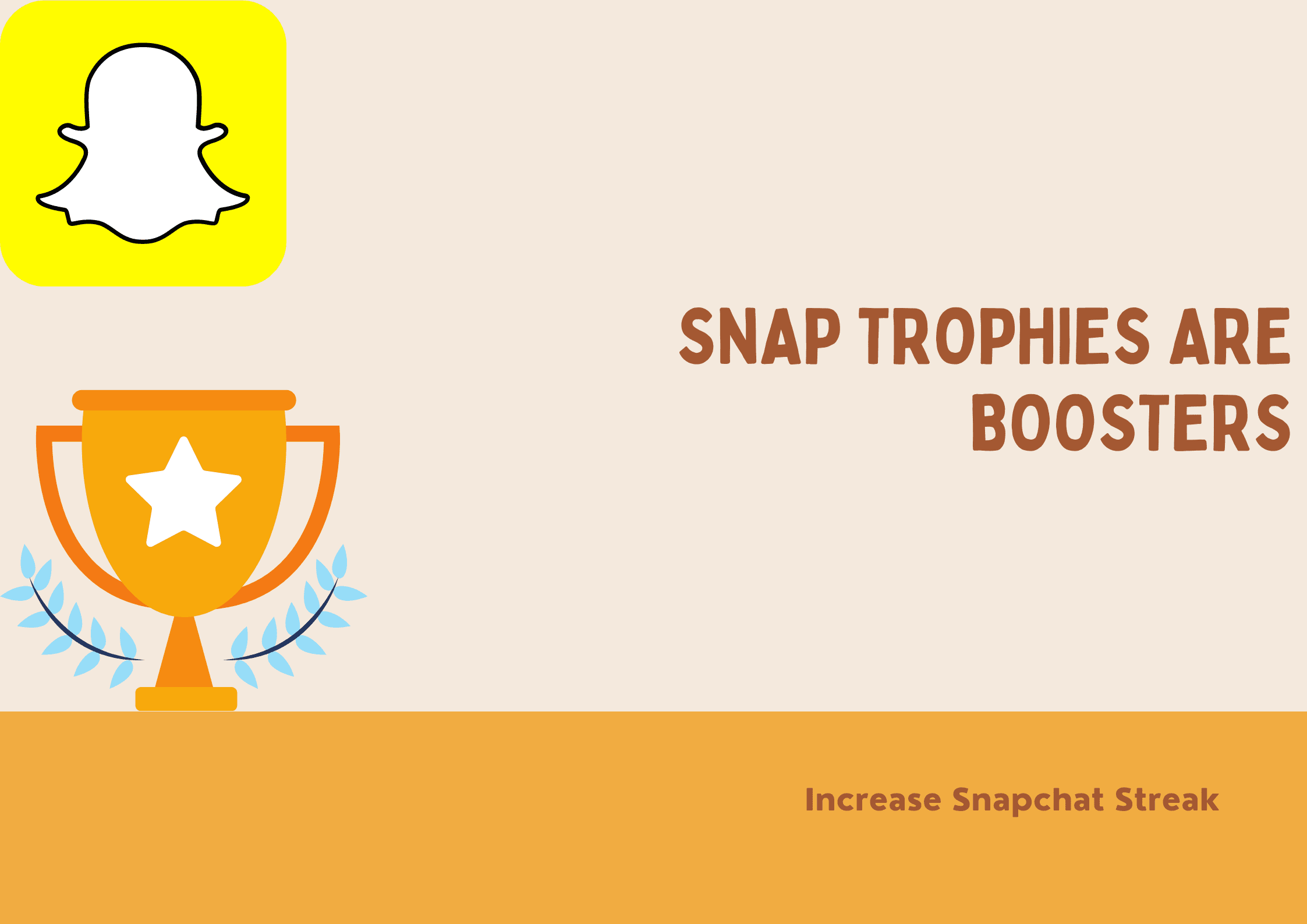 Snap trophies are boosters