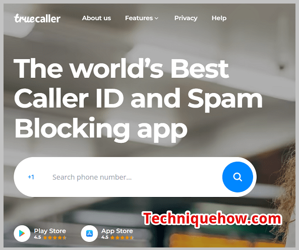 Truecaller app