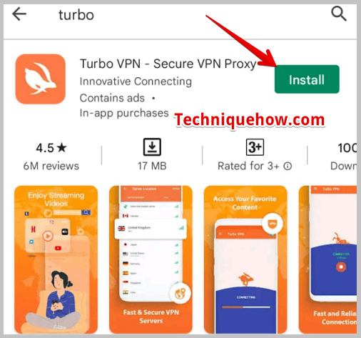 Turbo VPN install