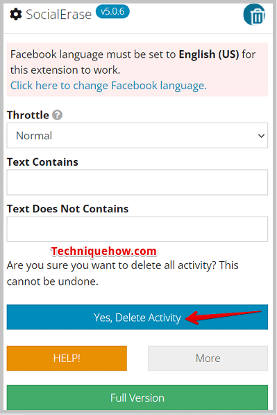  Yes, Delete Activity