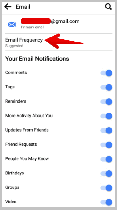 click on Email Frequently