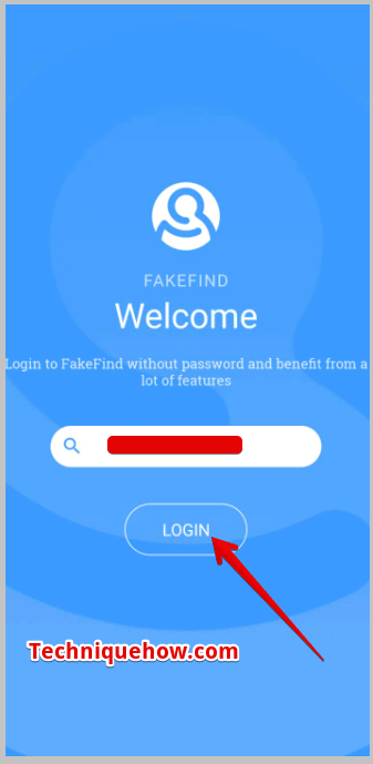 click on LOGIN