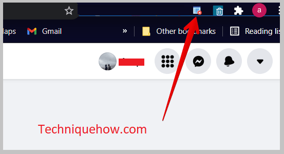click the extension button