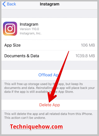 delete app iphone